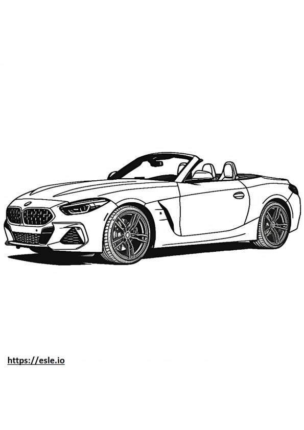 BMW Z4 M40i 2024 kolorowanka