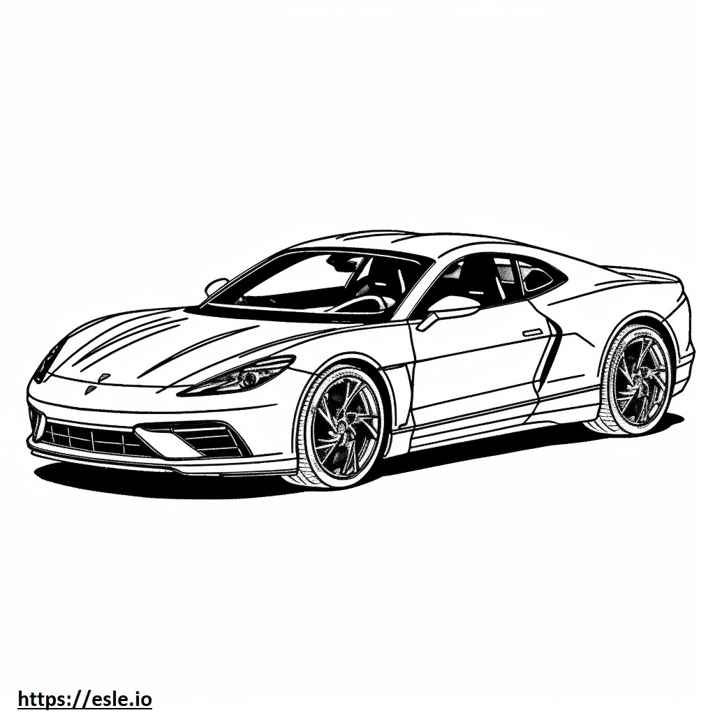 Lamborghini Huracán Coupé 2WD 2024 para colorir
