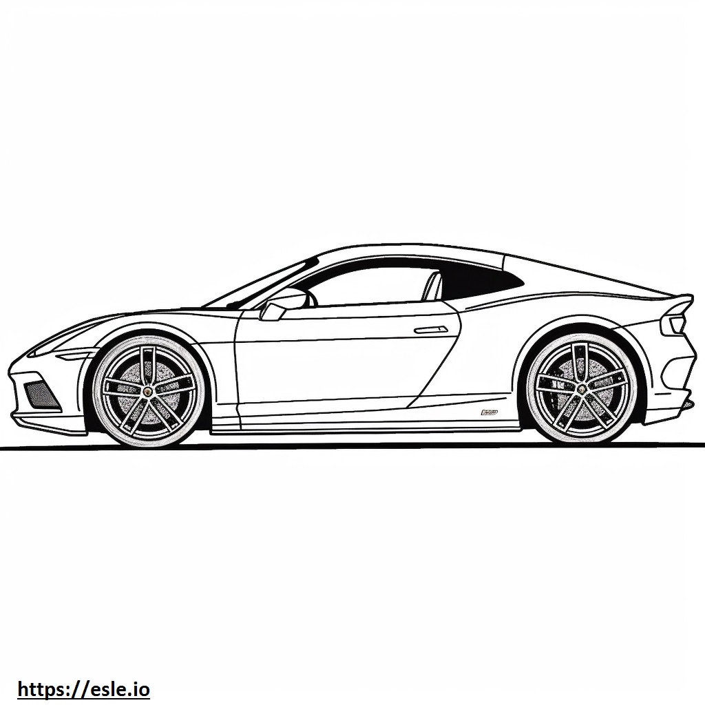 Lamborghini Huracan Coupe 2WD 2024 coloring page