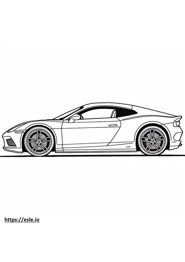Lamborghini Huracan Coupe 2WD 2024 coloring page