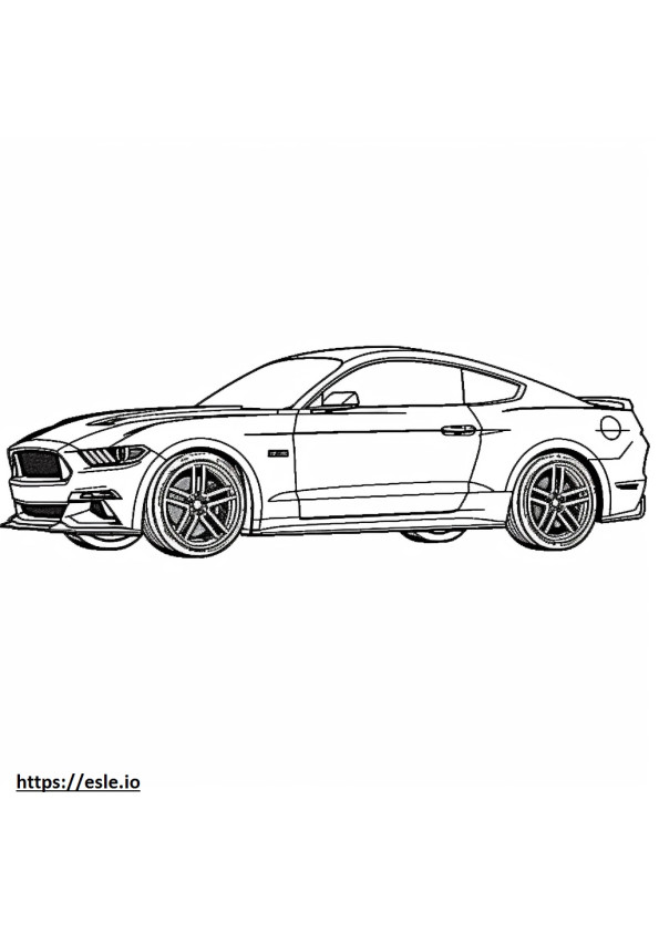 Ford Mustang Performance Package 2024 szinező