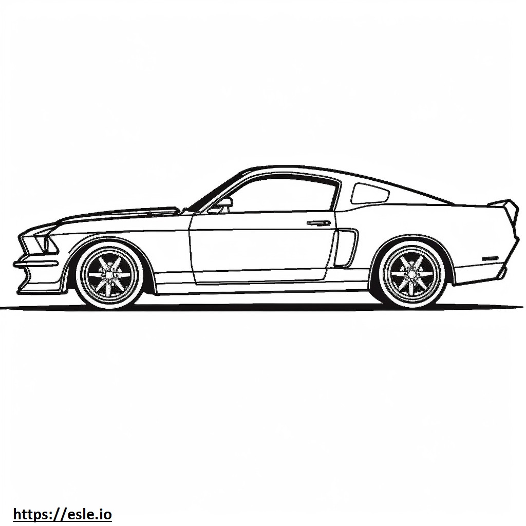 Forda Mustanga 2024 kolorowanka