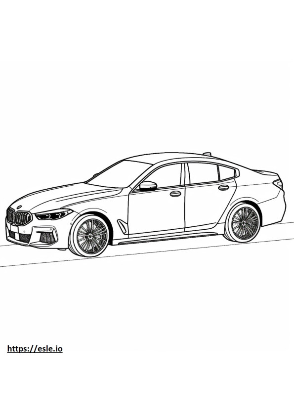 BMW M235i xDrive Gran Coupé 2024 para colorir