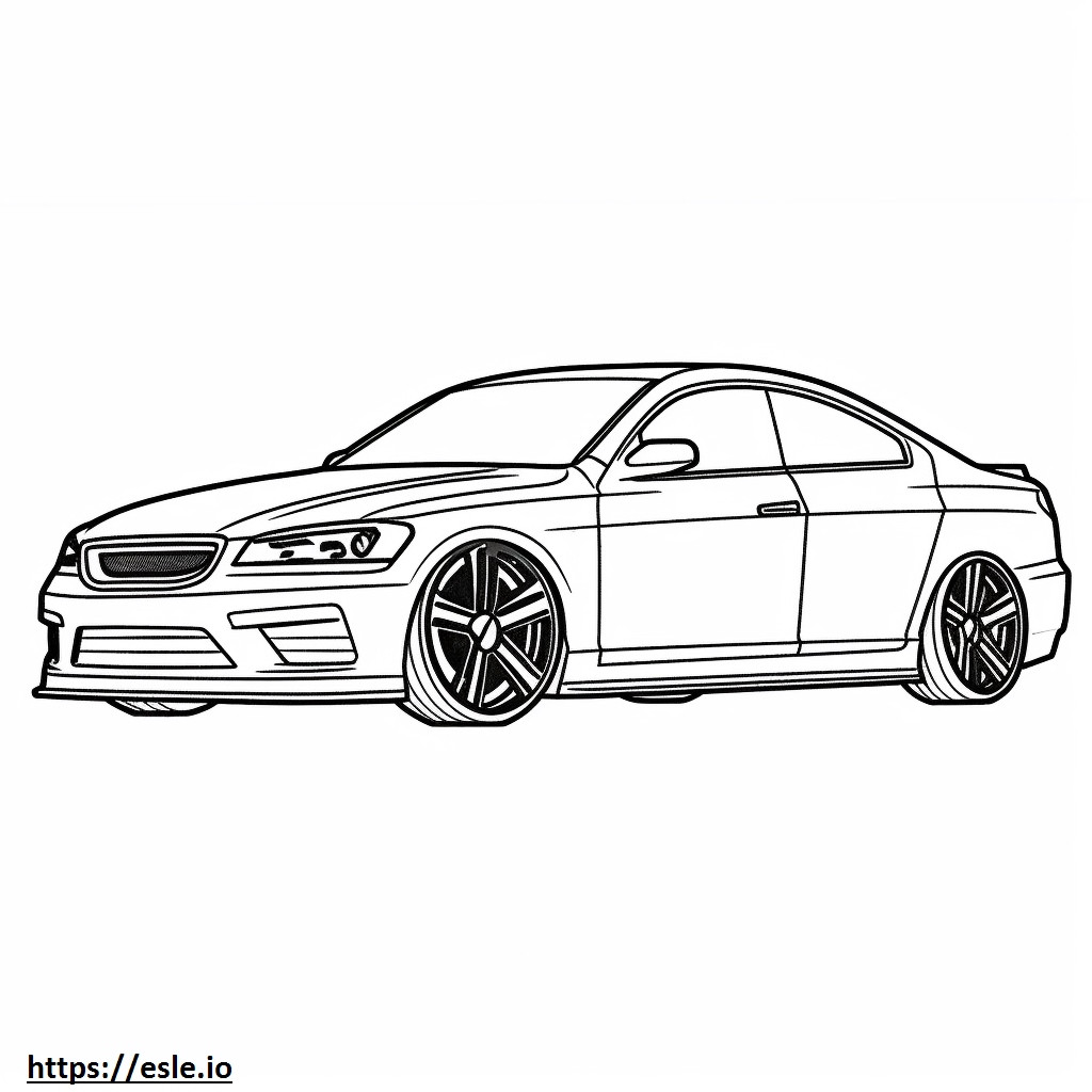 Volvo S60 B5 2024 coloring page