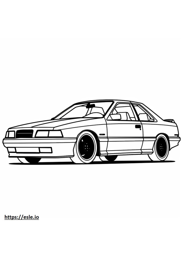 Volvo S60 B5 2024 coloring page