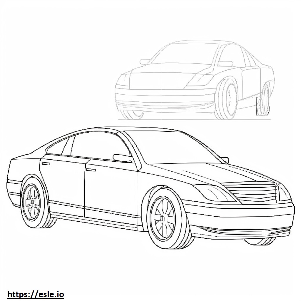 Buick Envista 2024 coloring page