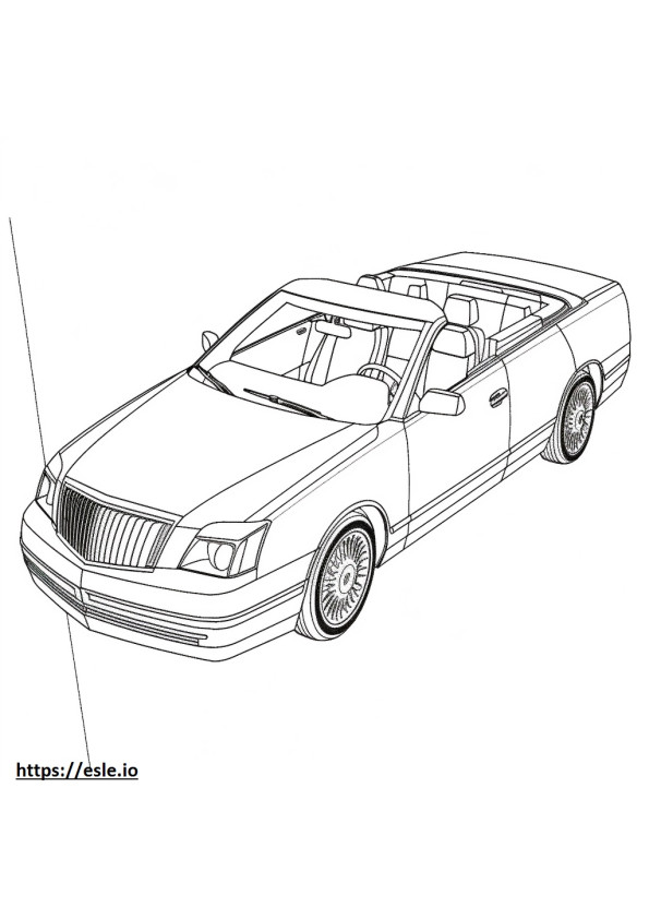 Buick Envista 2024 ausmalbild