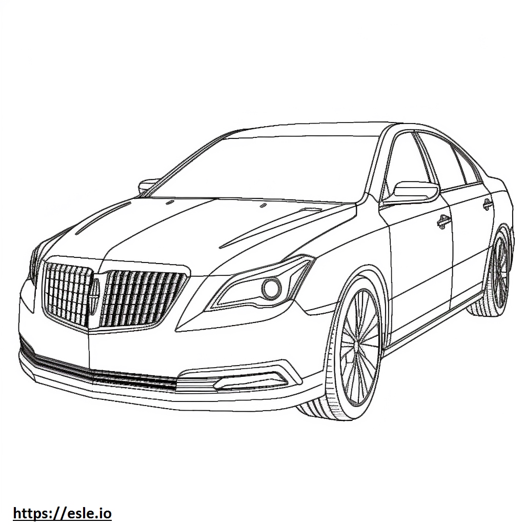 Buick Envista 2024 coloring page