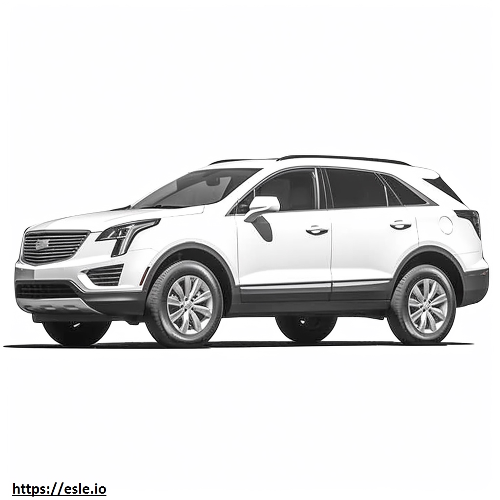 Cadillac XT5 FWD 2024 Coloring Page