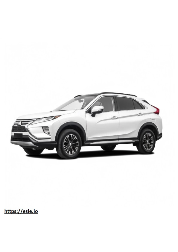 Mitsubishi Eclipse Cross 2WD 2024 coloring page