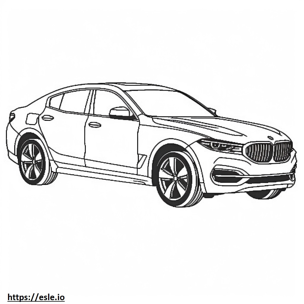 BMW X4 xDrive30i 2024 coloring page