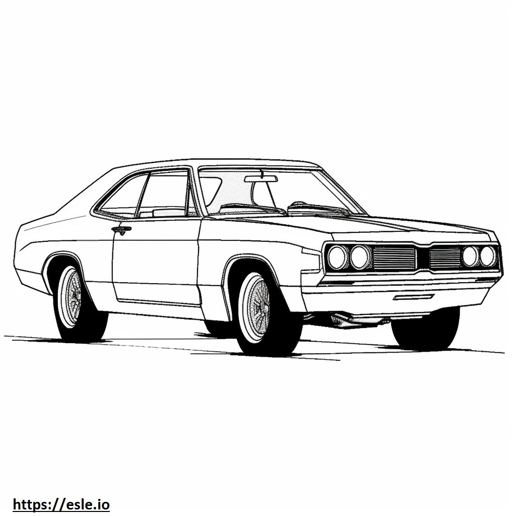 Dodge Hornet AWD 2024 coloring page