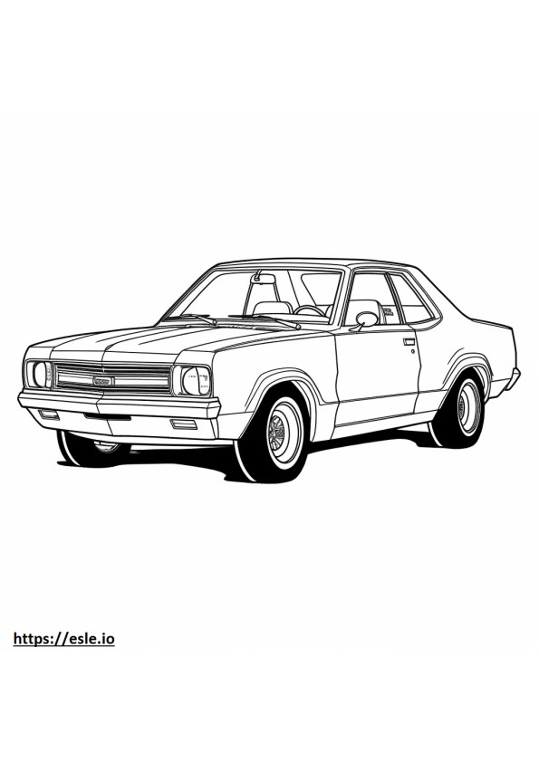 Dodge Hornet AWD 2024 coloring page