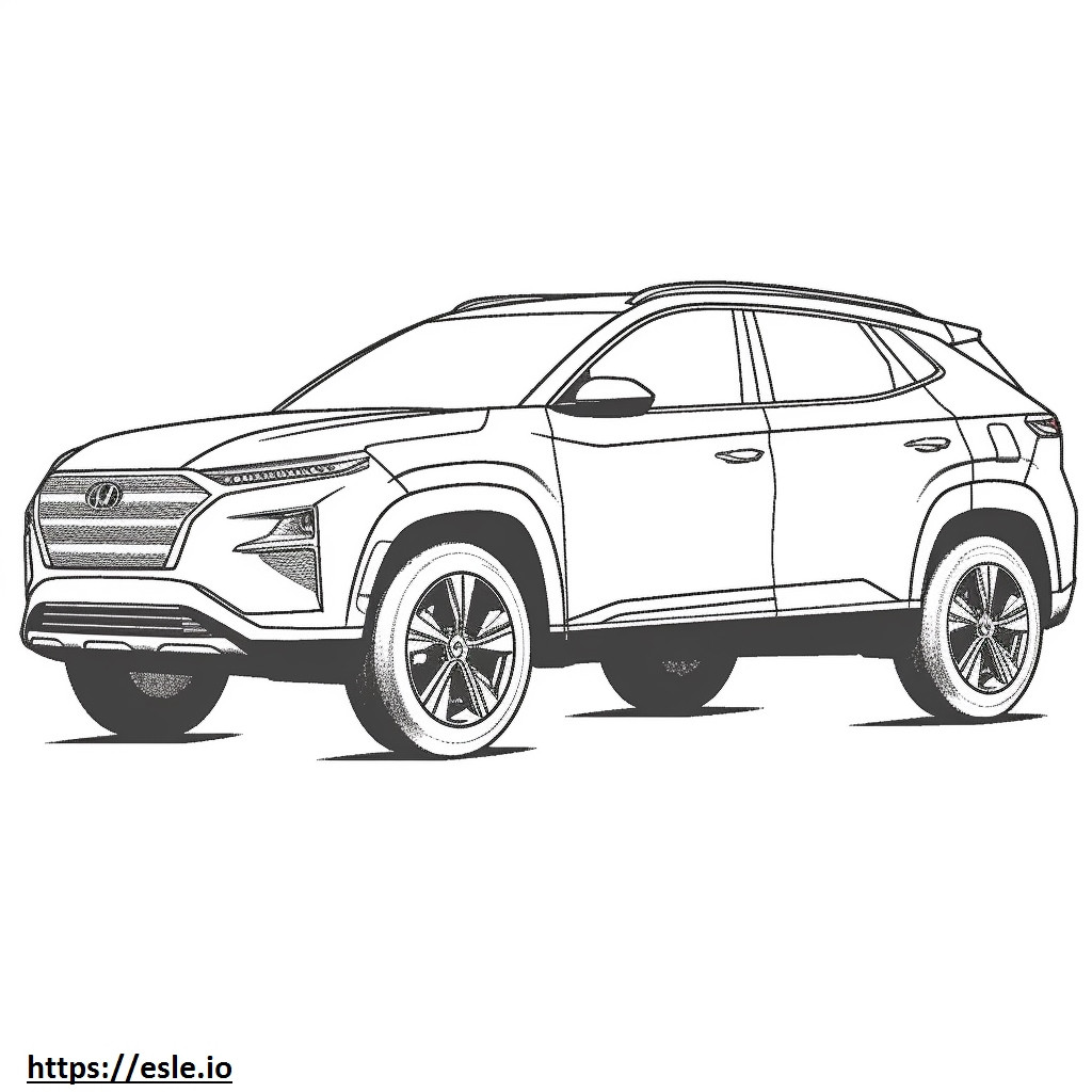Hyundai Tucson hibrid 2024 szinező