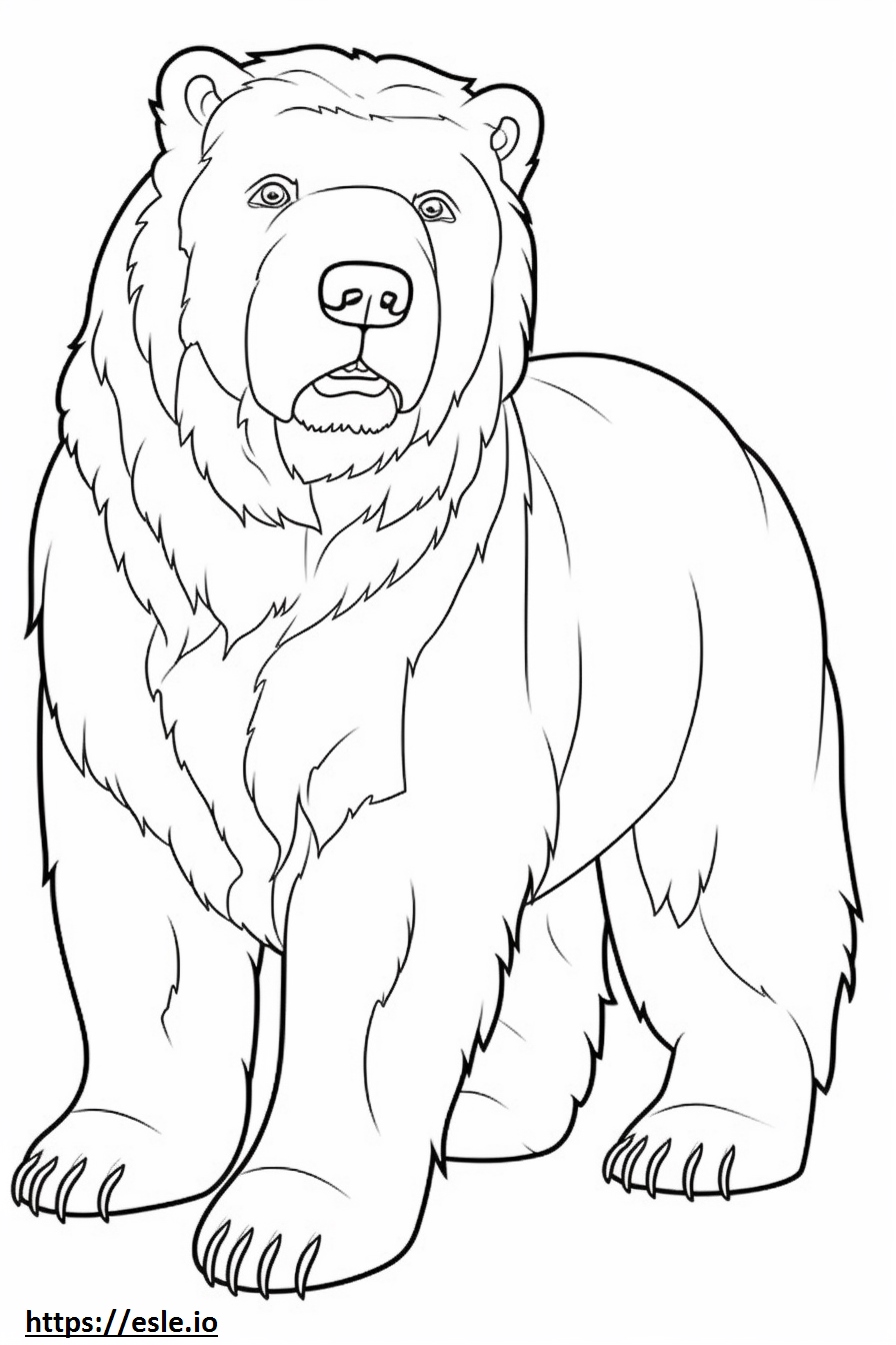 Bouvier Des Flandres Happy Coloring Page