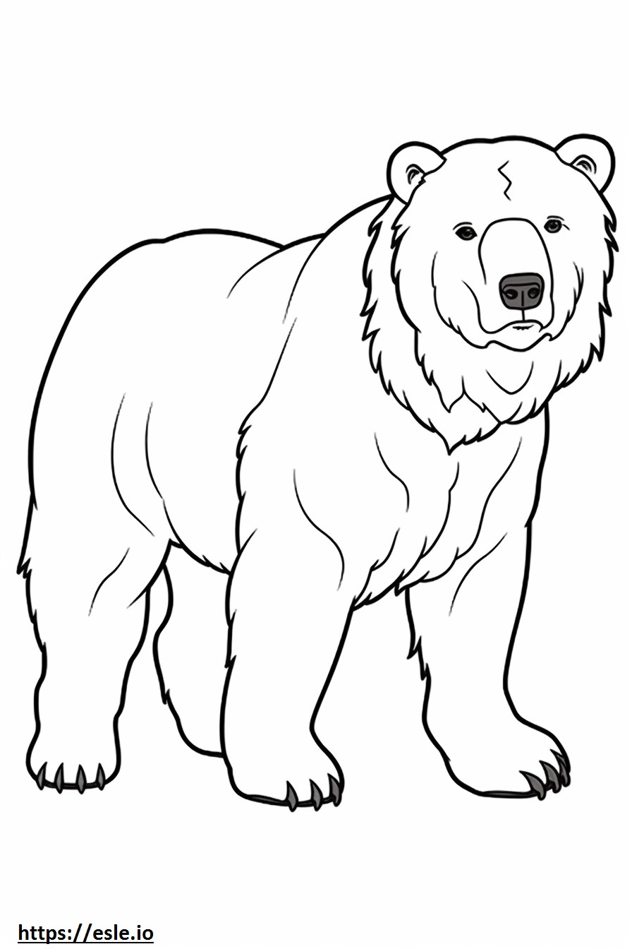 Bouvier Des Flandres Playing coloring page