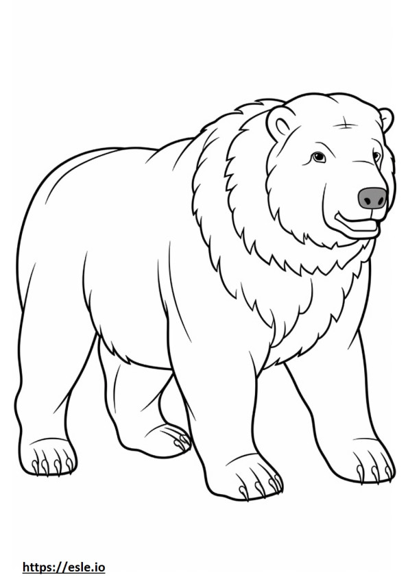 Bouvier Des Flandres Playing coloring page