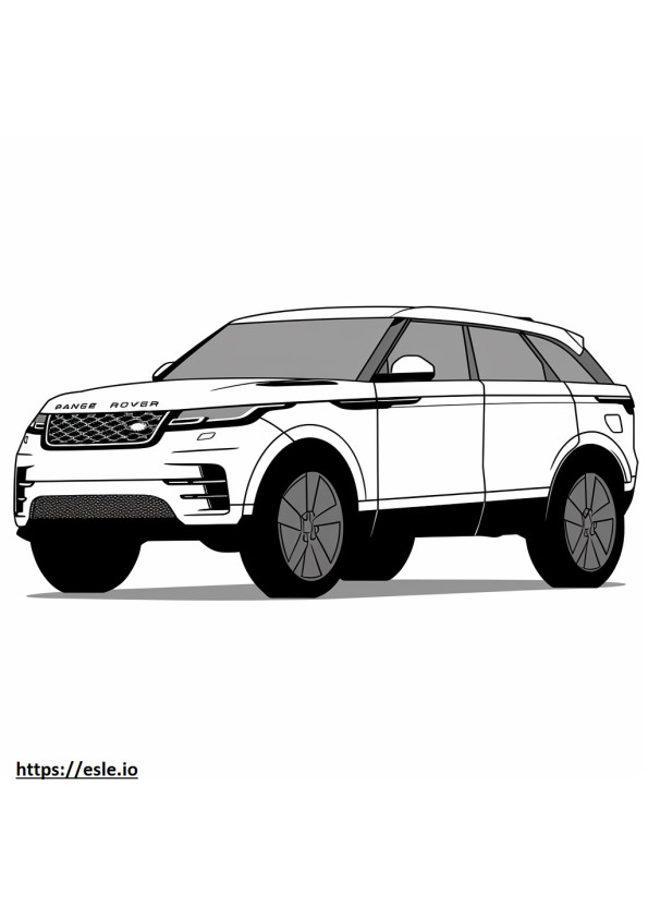 Land Rover Range Rover Velar 2024 coloring page