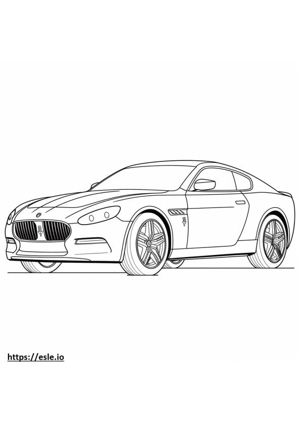 Maserati Grecale Troféu 2024 para colorir
