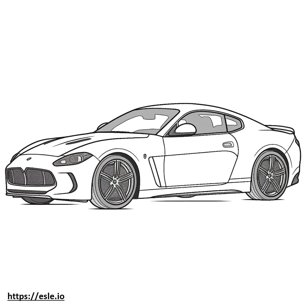 Maserati Grecale Modena 2024 coloring page