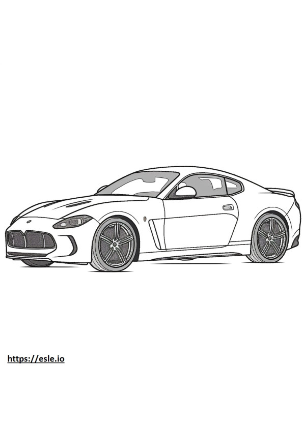 Maserati GrecaleModena 2024 da colorare