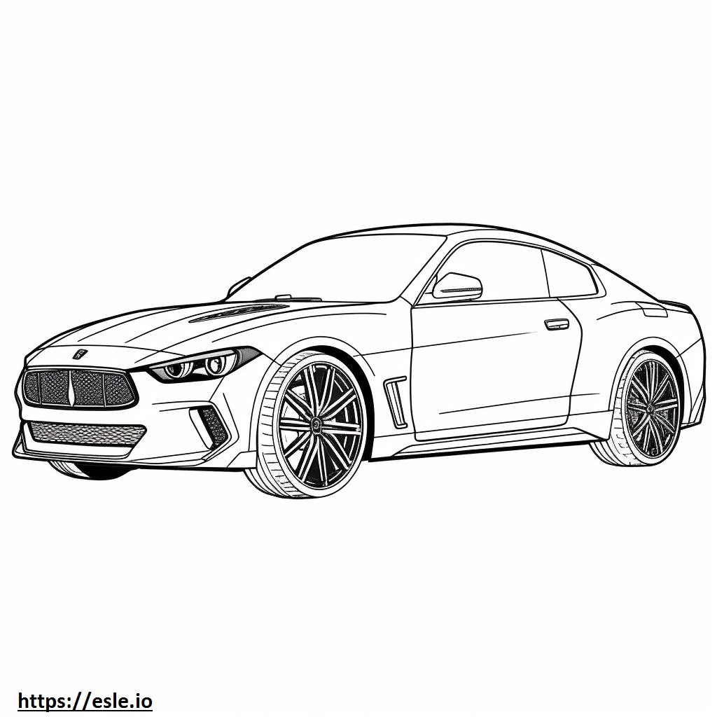 Maserati Grecale GT 2024 coloring page
