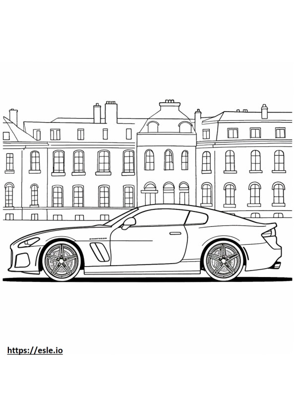 Maserati Grecale GT 2024 para colorear e imprimir
