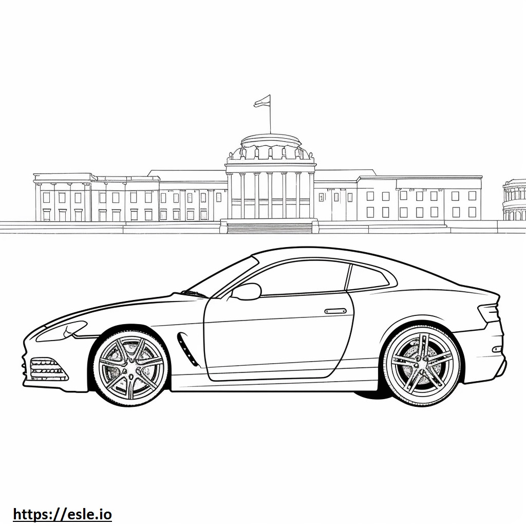 Maserati Grecale GT 2024 coloring page
