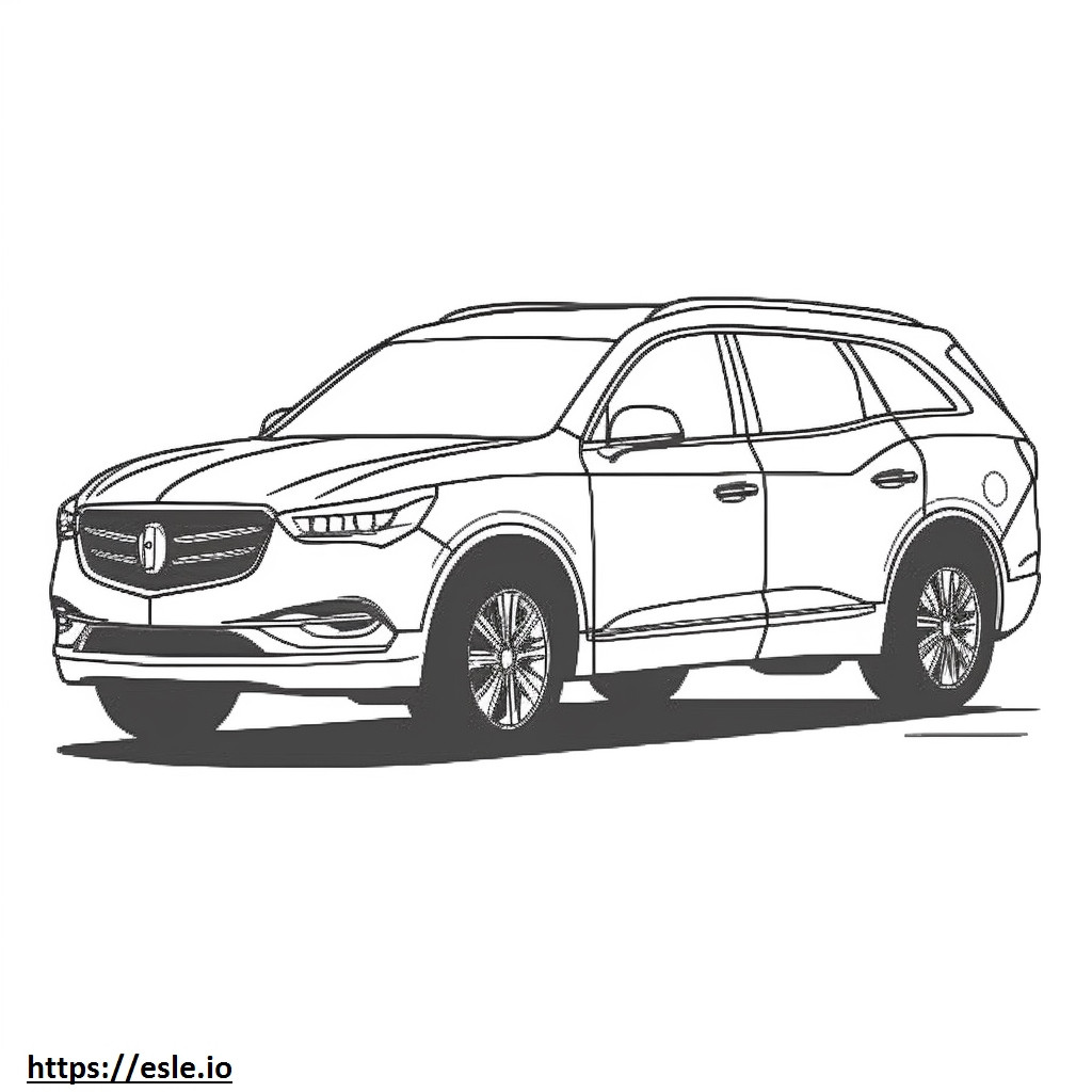 Buick Enclave FWD 2024 coloring page