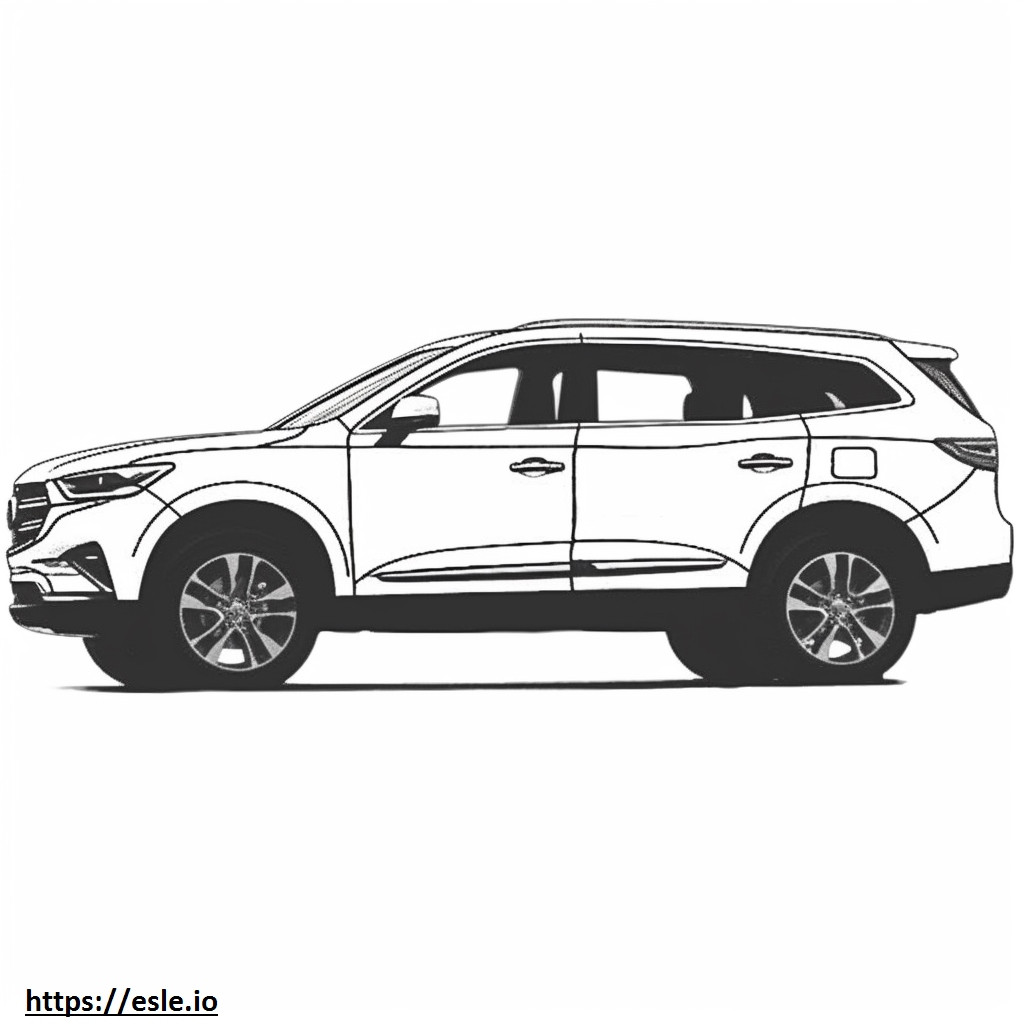 Buick Enclave AWD 2024 coloring page