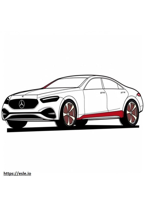 Mercedes-Benz AMG GLE63 S 4matic Plus Coupe 2024 coloring page