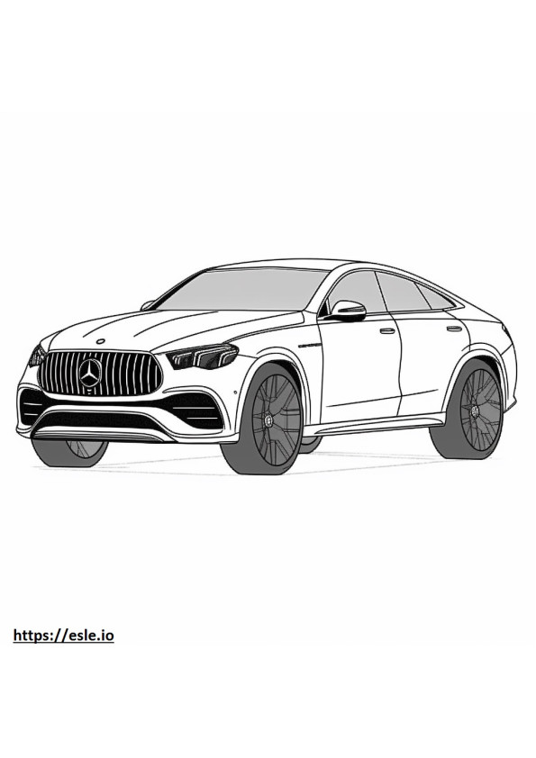Mercedes-Benz AMG GLE63 S 4matic Plus Coupé 2024 para colorir