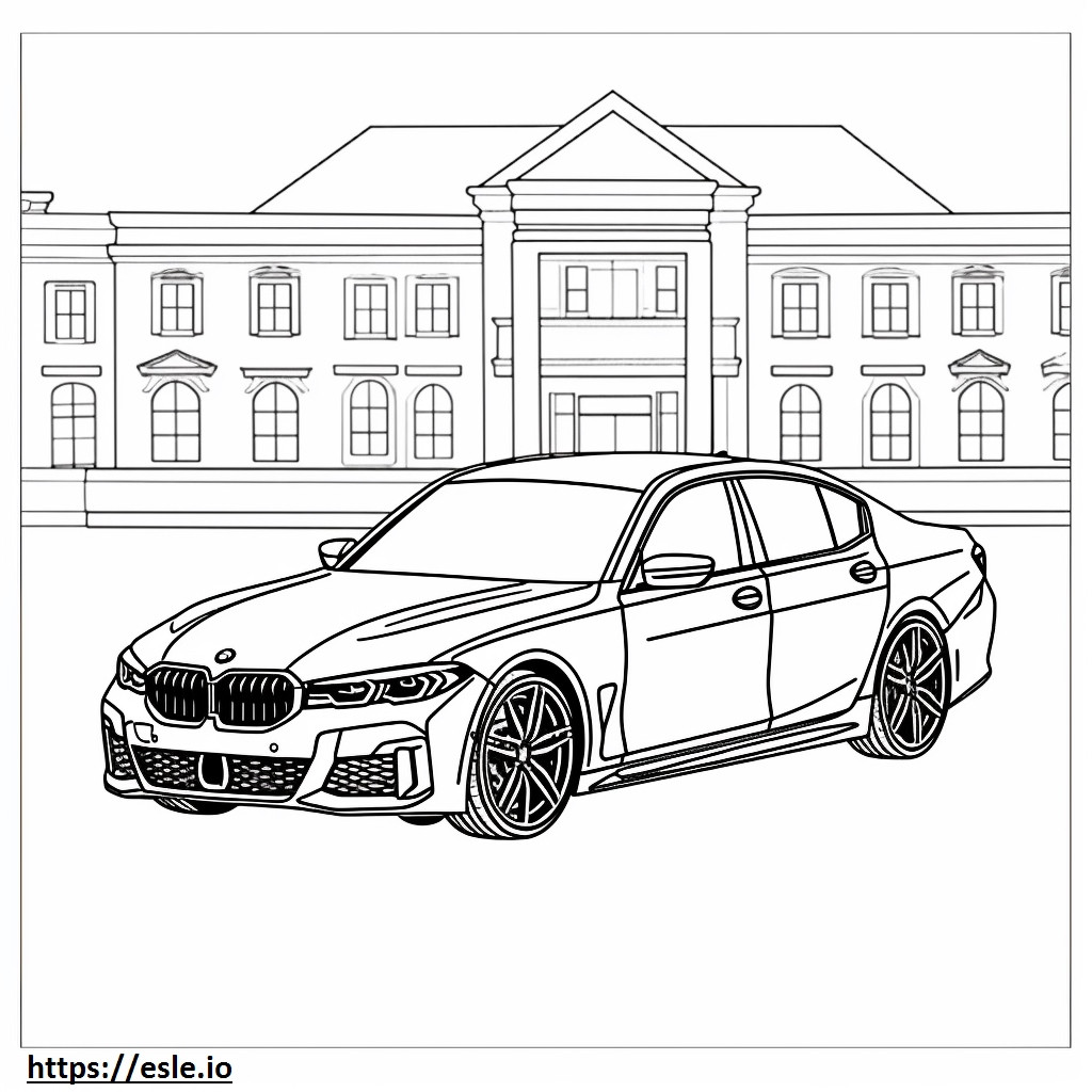 BMW M340i xDrive Sedan 2024 szinező