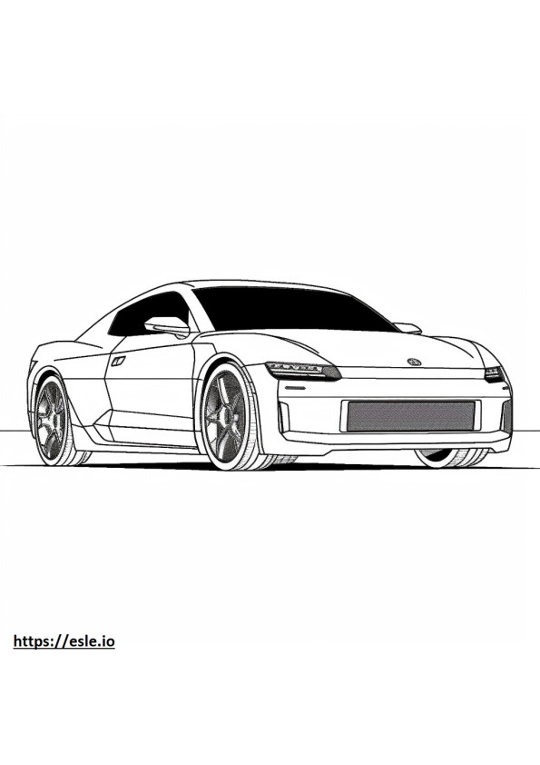 Volkswagen GTI 2024 para colorir