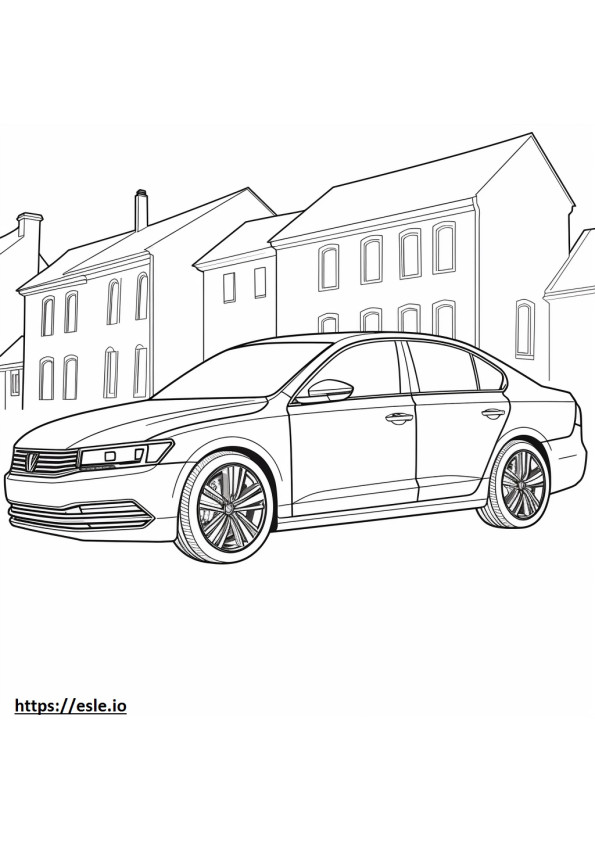 Volkswagen Jetta 2024 coloring page