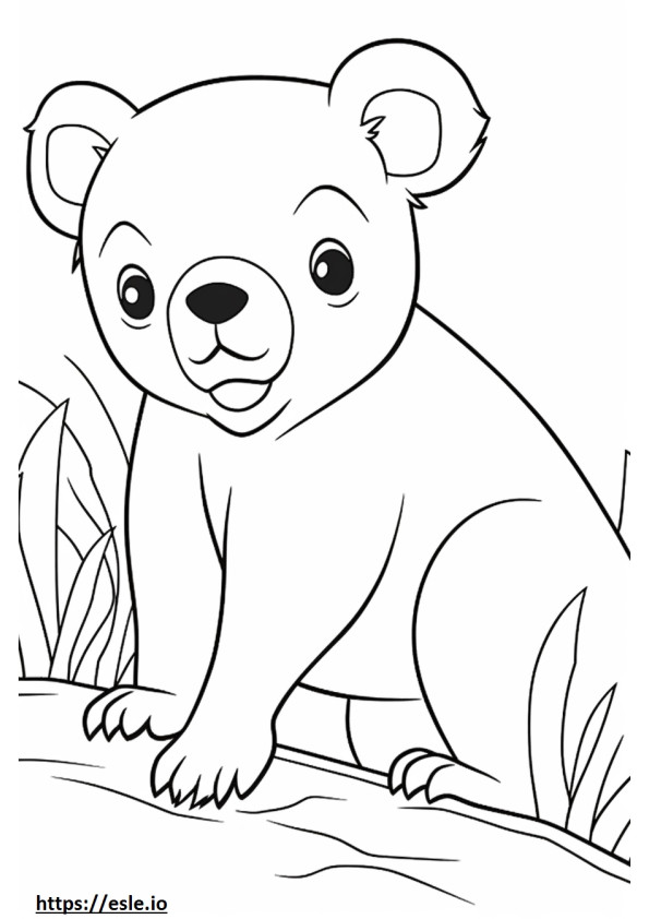 Boxsky baby coloring page