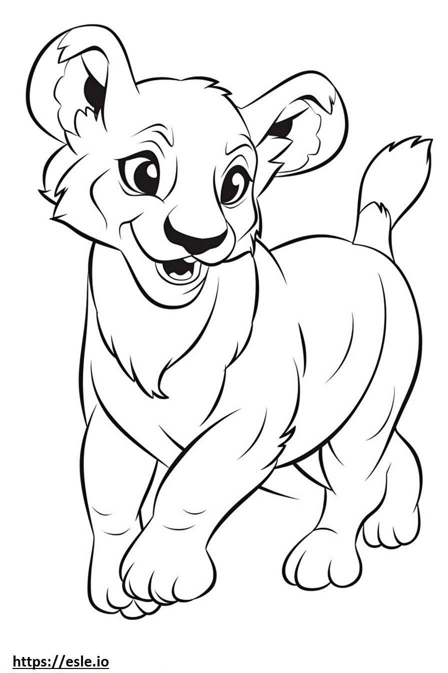 Boxsky cute coloring page