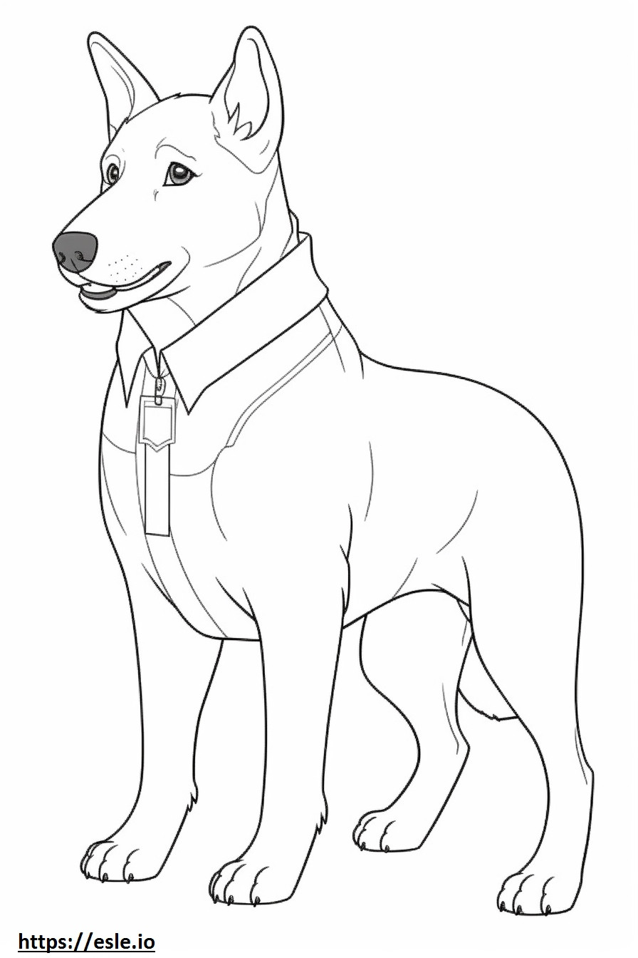 Brazilian Terrier cute coloring page