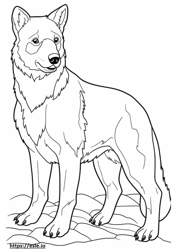 Brazilian Terrier Friendly coloring page