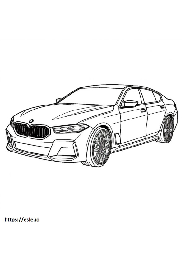 BMW X1 M35i 2024 para colorear e imprimir