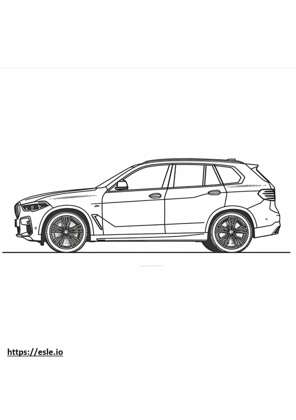 BMW X3 M40i 2024 para colorir