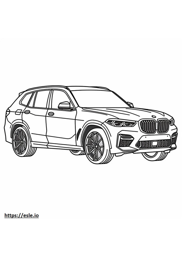 BMW X3 M 2024 szinező