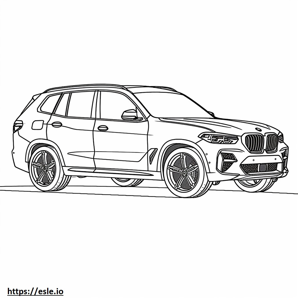 BMW X3 M 2024 szinező
