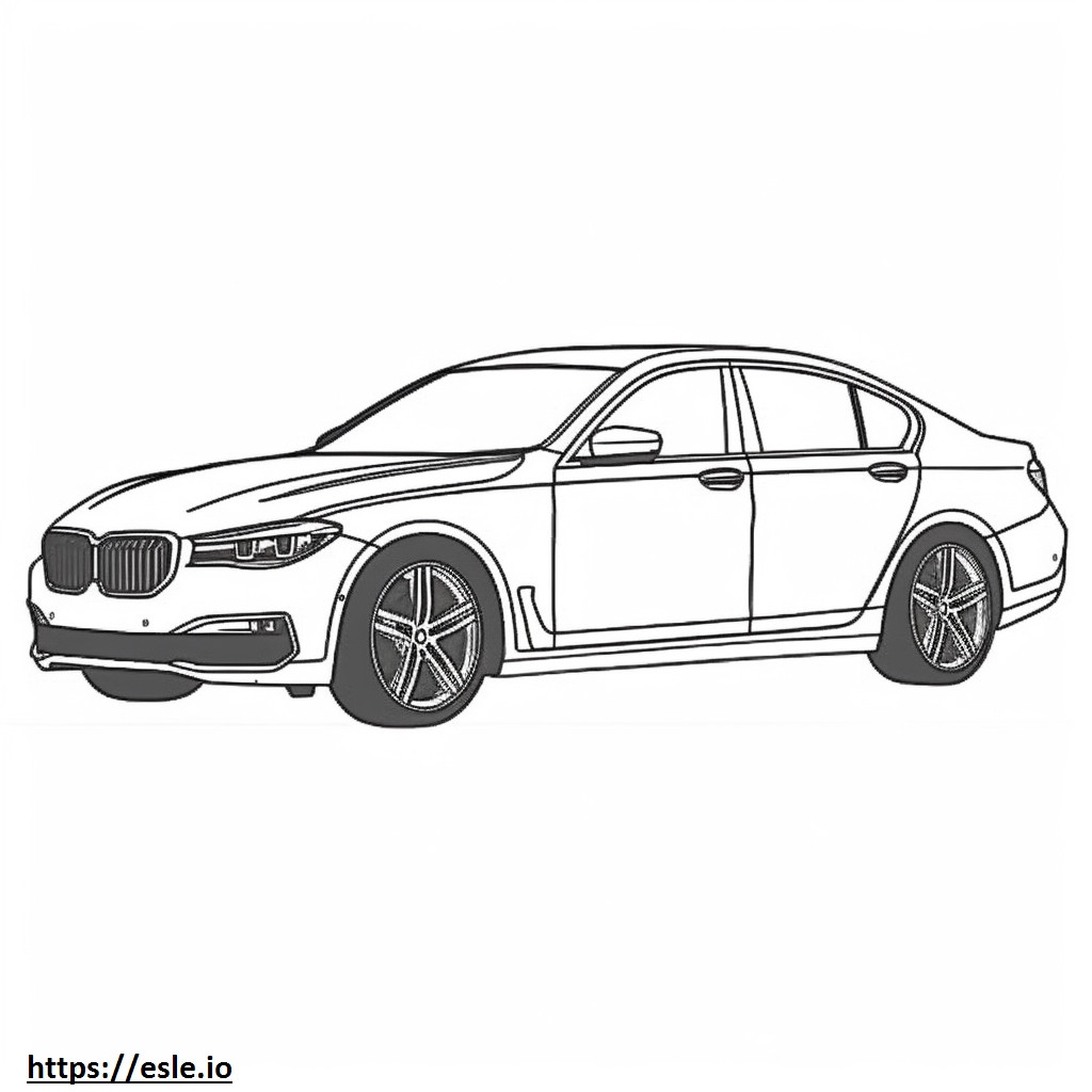 BMW X4 M40i 2024 ausmalbild