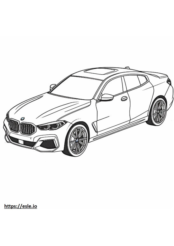 BMW X4M 2024 kolorowanka