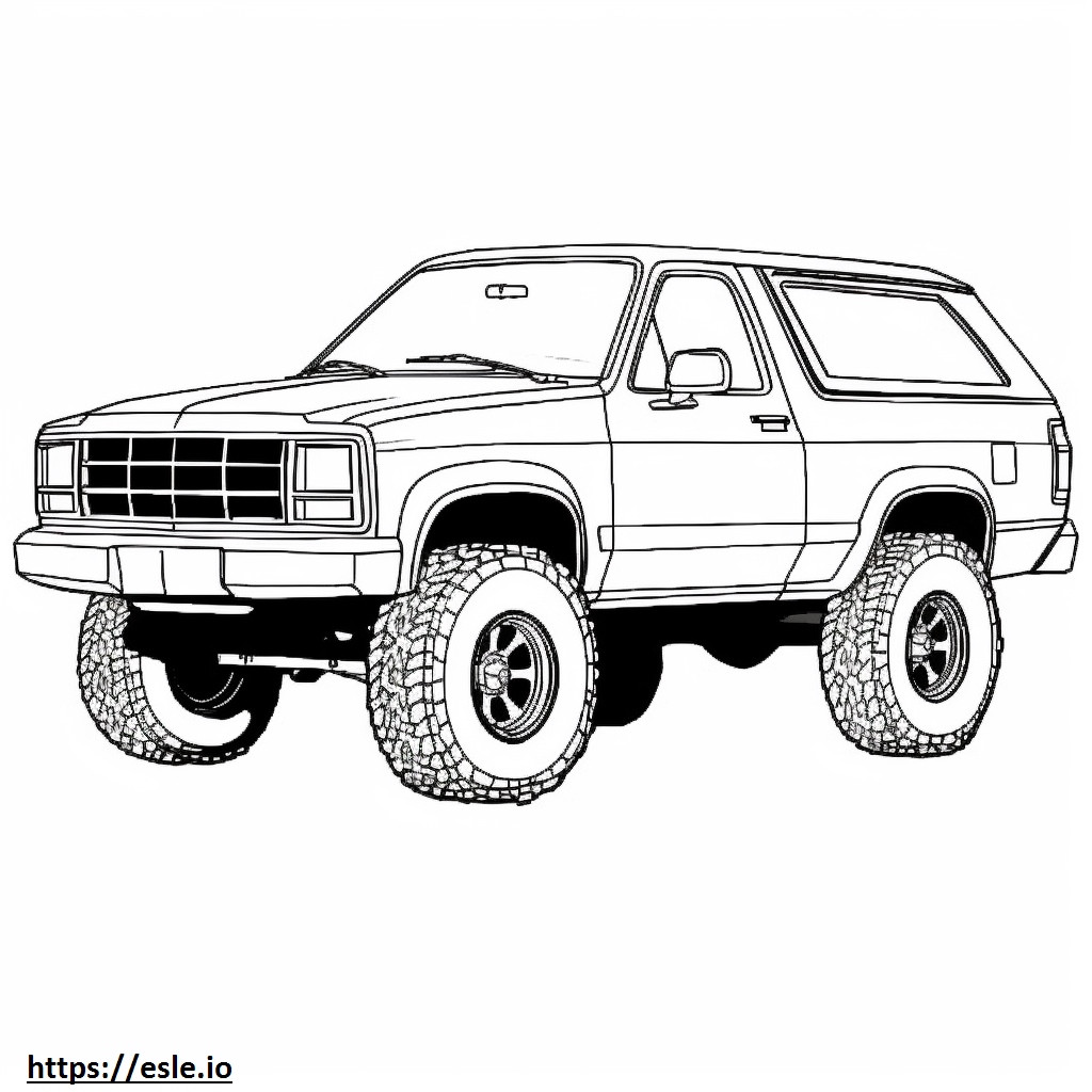 Chevrolet Blazer AWD 2024 coloring page