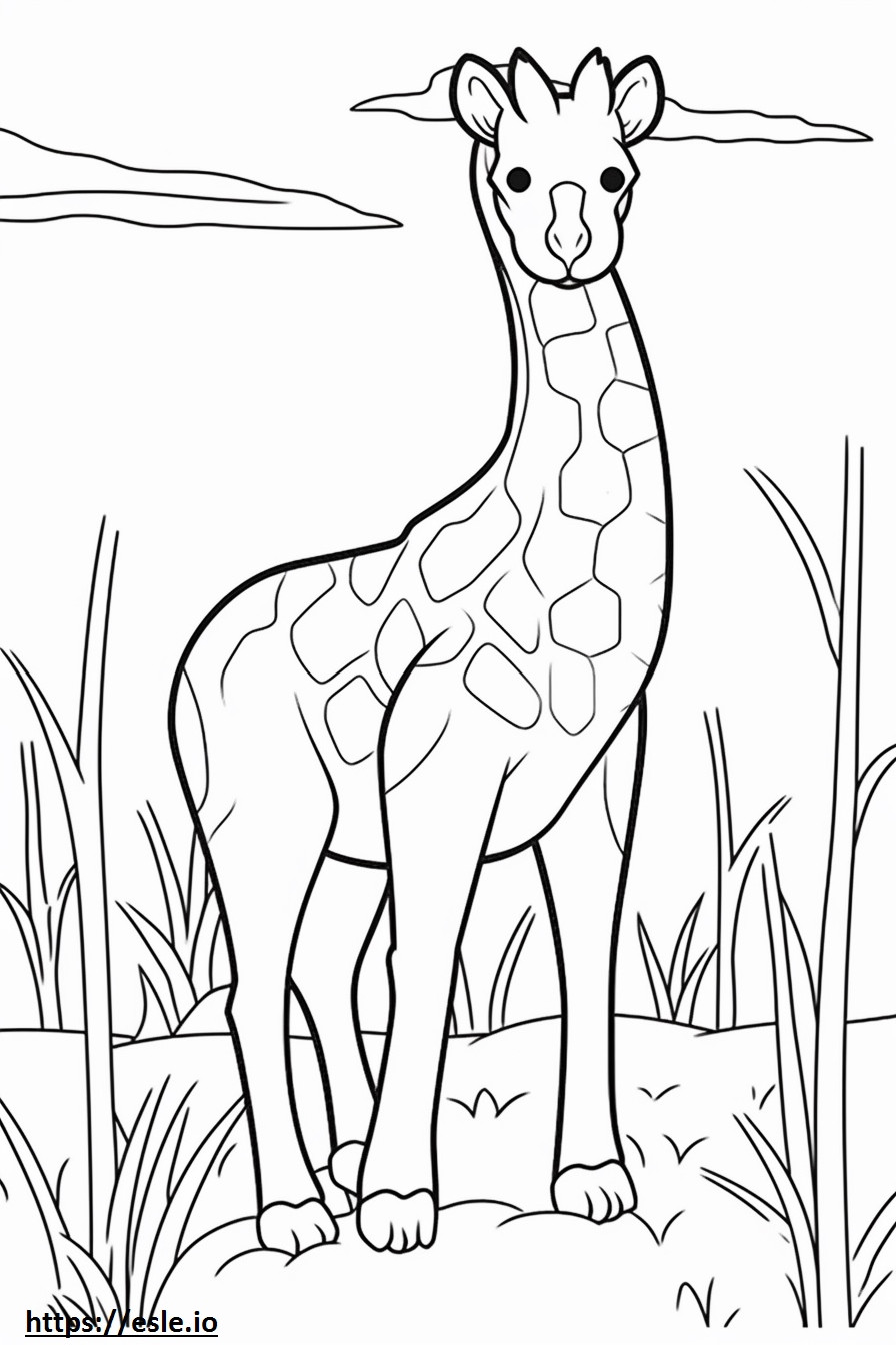 Brittany cute coloring page