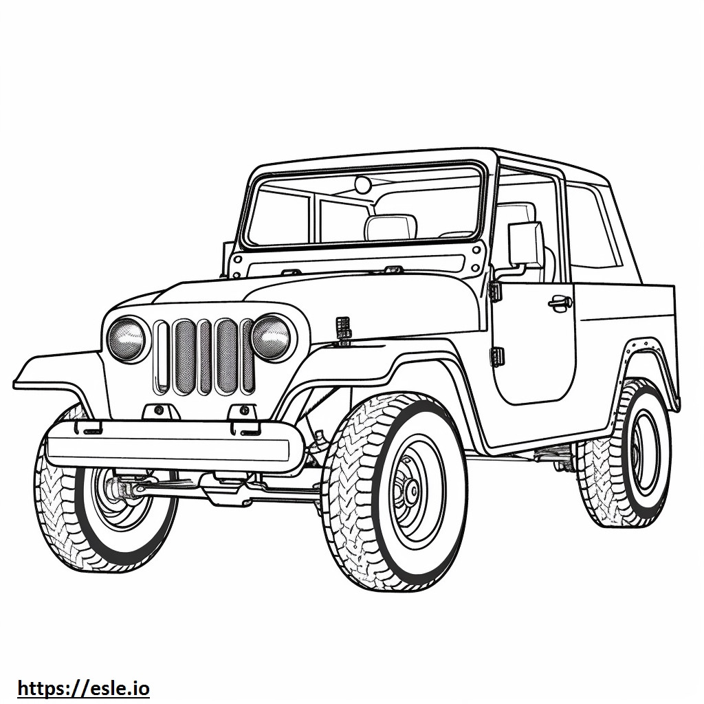 Jeep Wrangler Rubicon 4dr 4WD 2024 szinező