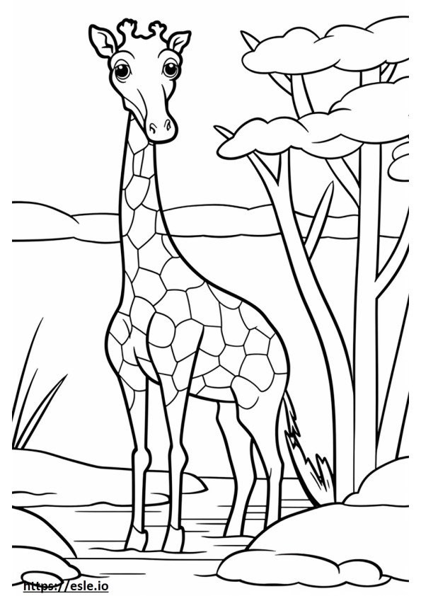 Brittany Playing coloring page