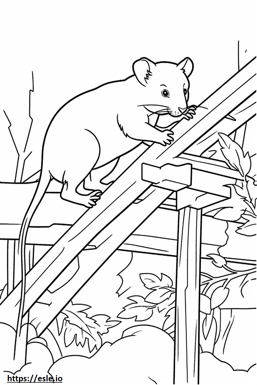 Brug Playing coloring page